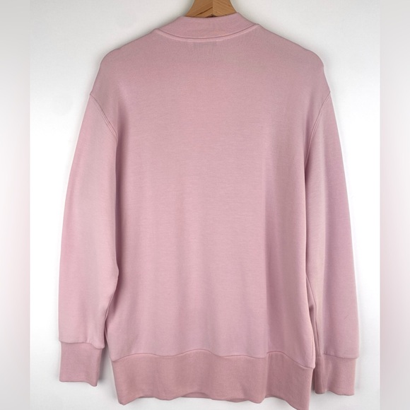 ATHLETA Purana Pink V-Neck Wrap Sweatshirt - Picture 6 of 9